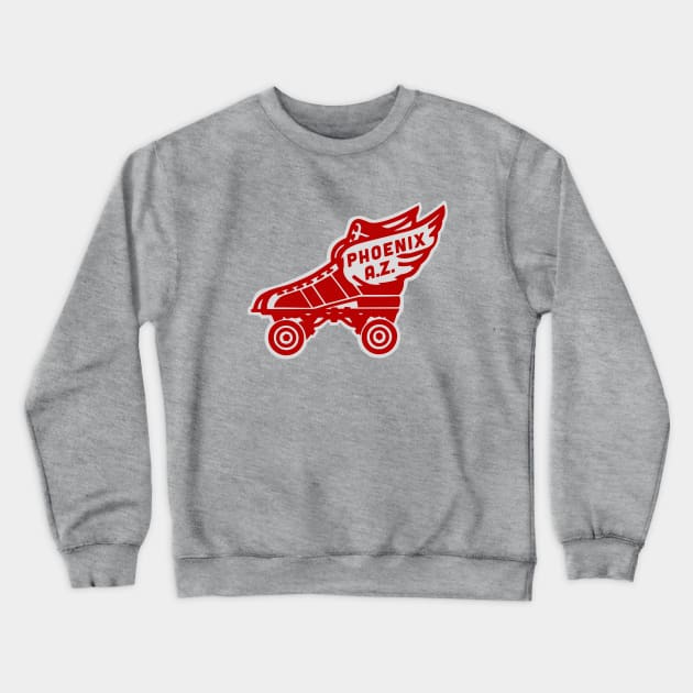 Phoenix Roller Derby Crewneck Sweatshirt by LocalZonly